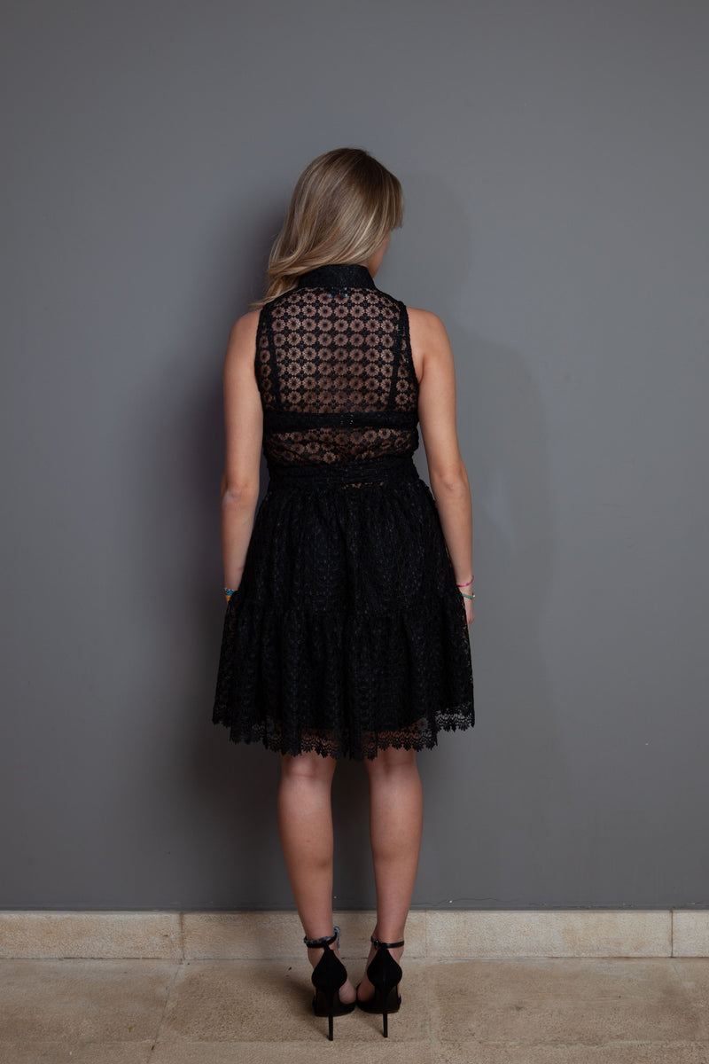 black candies dress NWT Candies KOHLS Bolden Strap Black Lattice