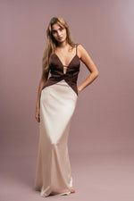 HELENA SATIN DRESS