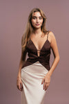HELENA SATIN DRESS
