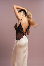 HELENA SATIN DRESS