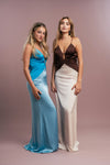 HELENA SATIN DRESS