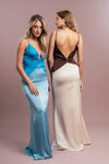 HELENA SATIN DRESS