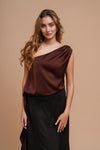 ANYA ONE SHOULDER TOP